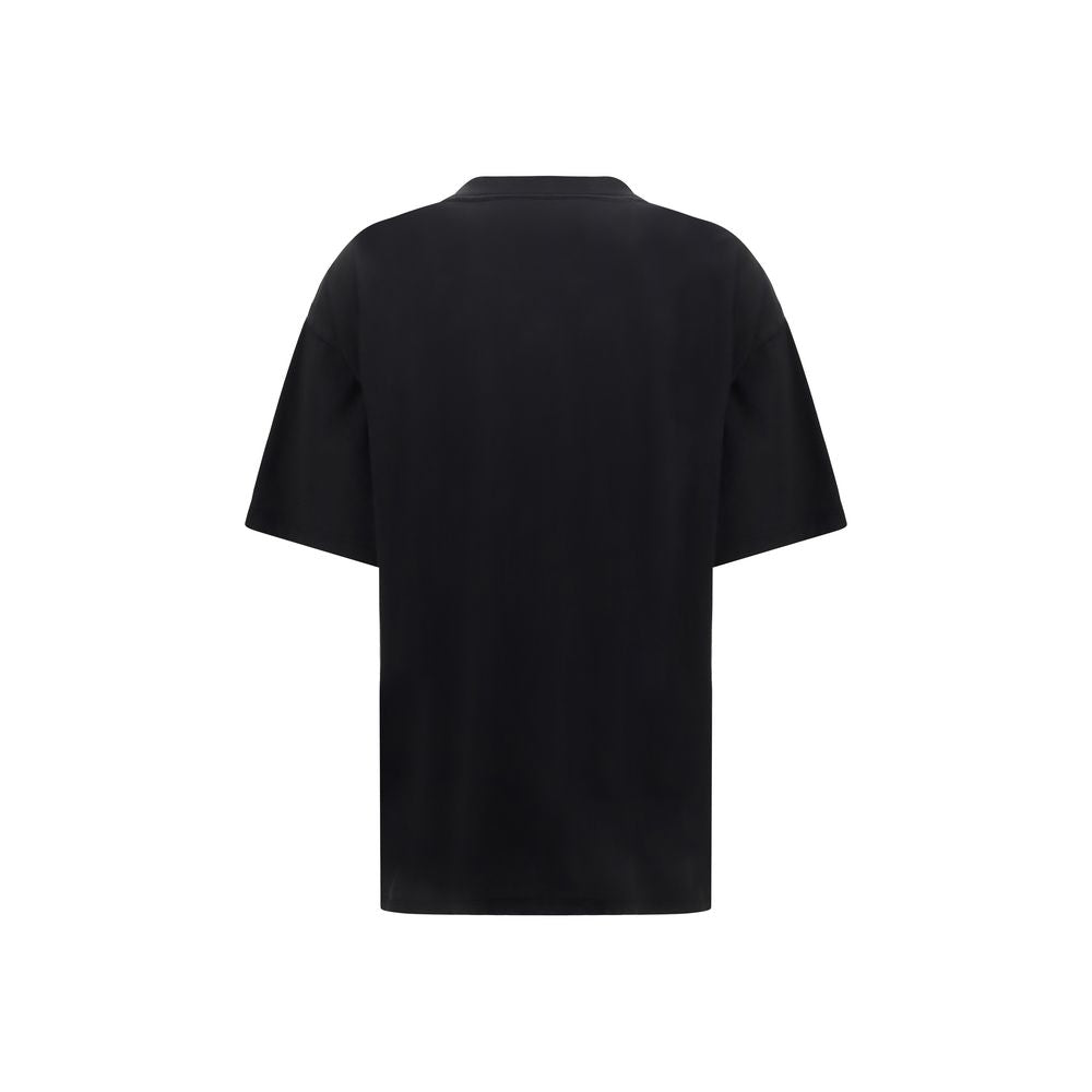 T-shirt en coton noir oversize Balenciaga
