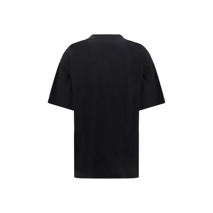 T-shirt en coton noir oversize Balenciaga