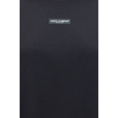 T-shirt noir en coton Dolce & Gabbana