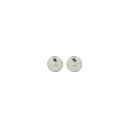 Pendientes Versace de latón gris