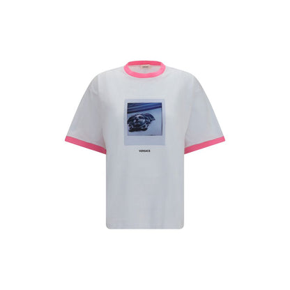 Camiseta Versace de algodón blanco