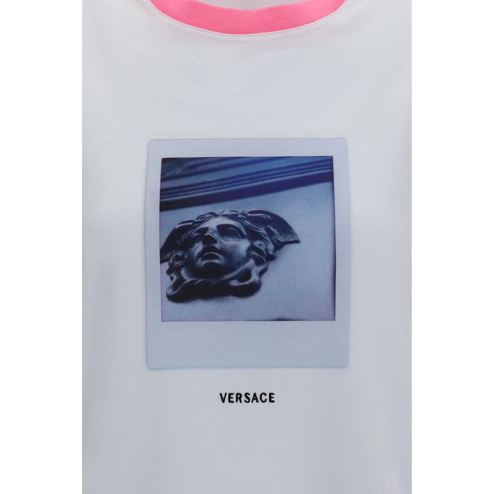 Camiseta Versace de algodón blanco