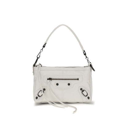 Bolso Balenciaga Blanco de Piel de Cordero Ovis Aries Aries