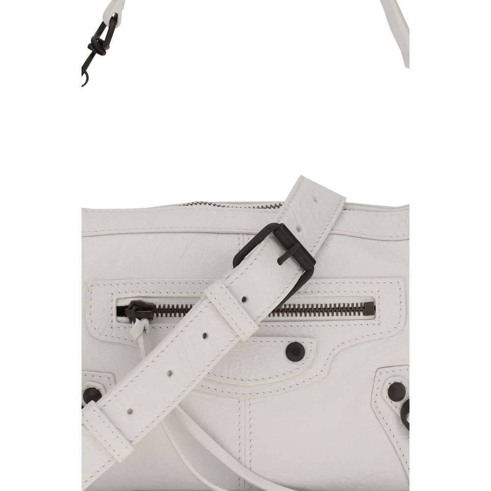 Bolso Balenciaga Blanco de Piel de Cordero Ovis Aries Aries