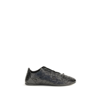 Balenciaga Bos Taurus Black Leather Sneakers