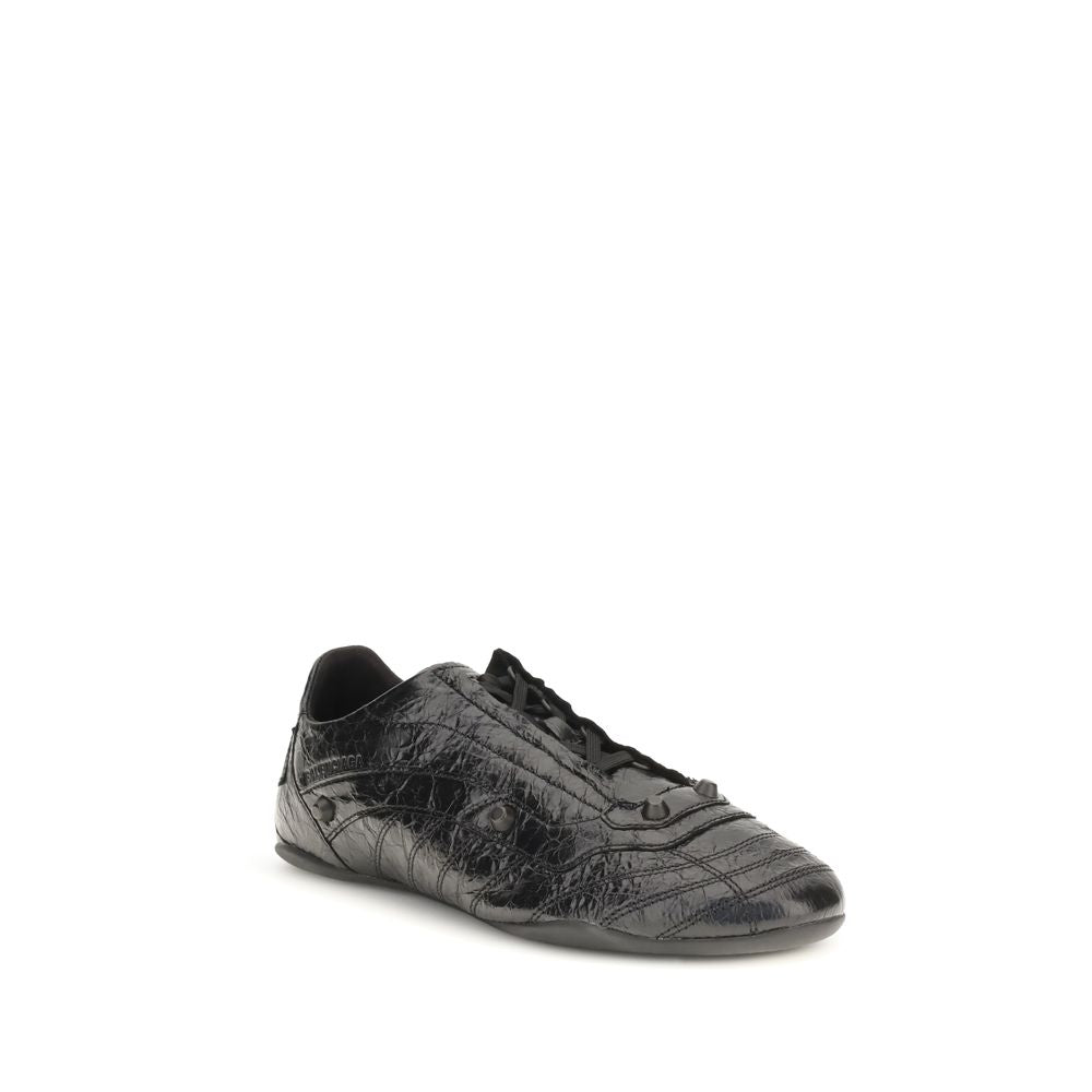 Balenciaga Bos Taurus Black Leather Sneakers