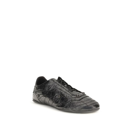 Balenciaga Bos Taurus Black Leather Sneakers