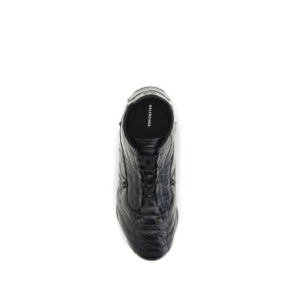 Balenciaga Bos Taurus Black Leather Sneakers
