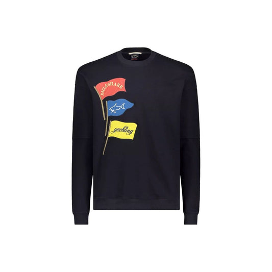 Sudadera de algodón azul Paul & Shark