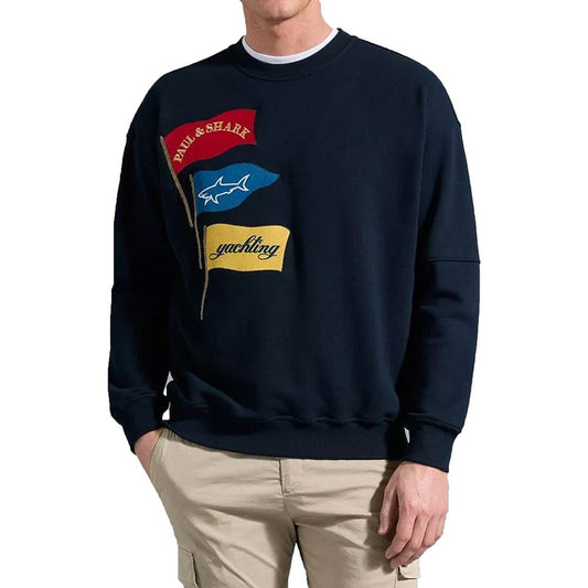 Sudadera de algodón azul Paul & Shark