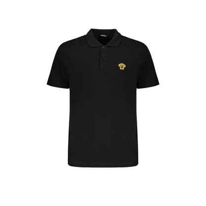 Camiseta Versace negra de algodón