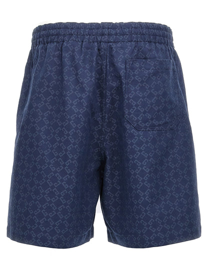 Pantalón corto Bermuda Givenchy azul de algodón