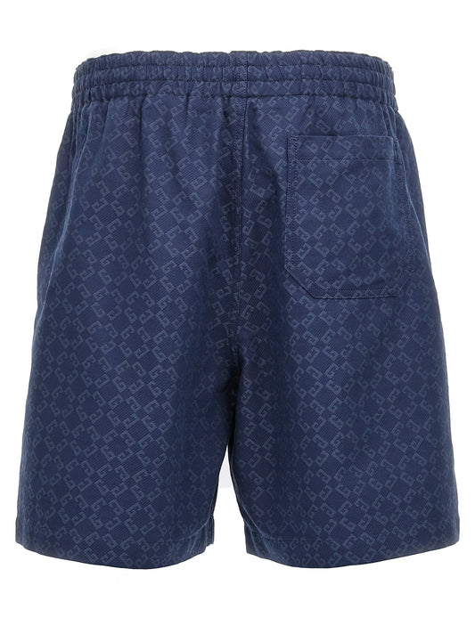 Pantalón corto Bermuda Givenchy azul de algodón