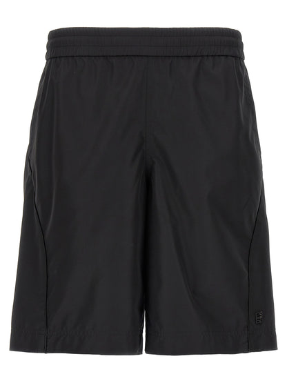 Bermudas Givenchy de Poliéster Negras - Estilo Clásico