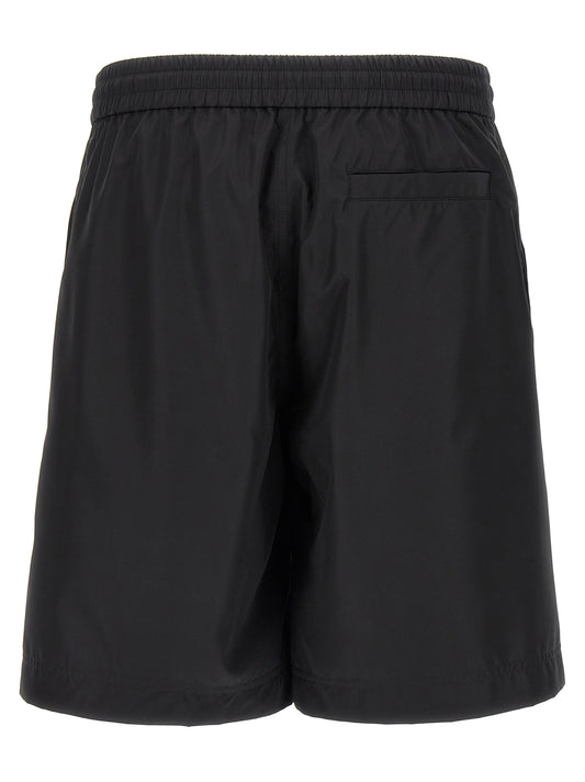 Givenchy Black Polyester Bermuda Shorts - Classic Style