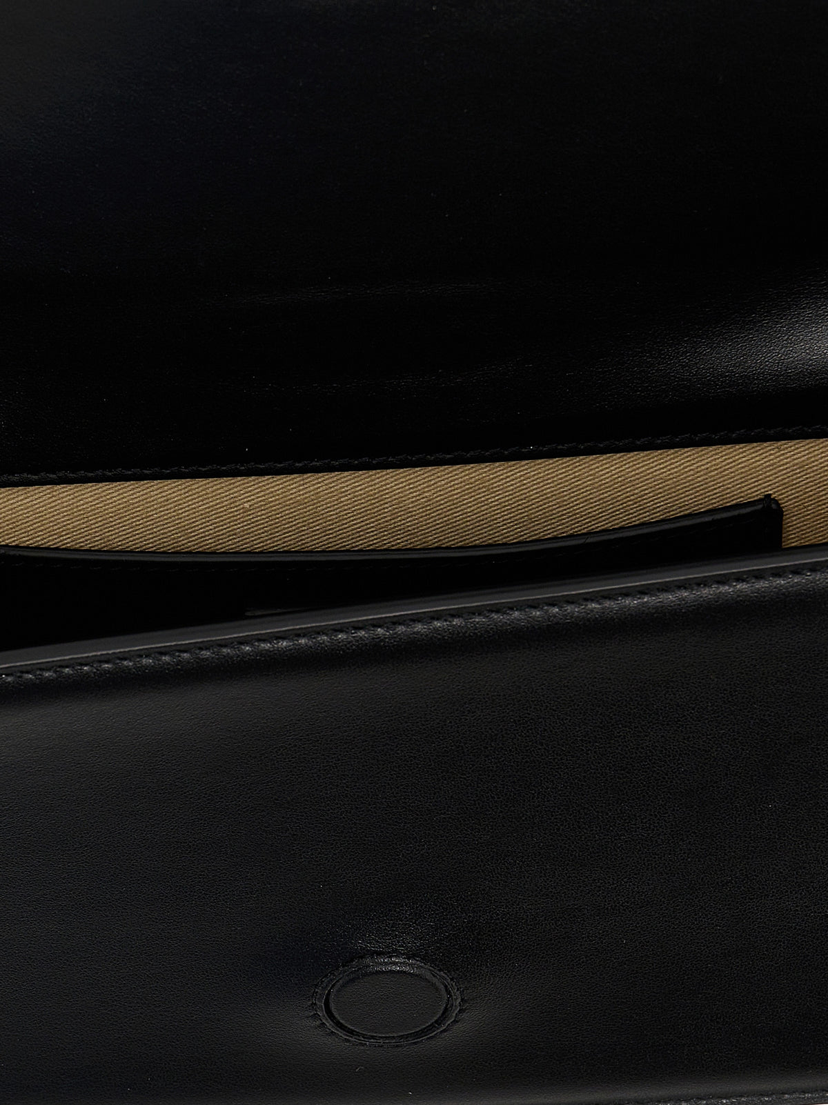 Sac à bandoulière en cuir noir Jacquemus modèle Le Bambino Long