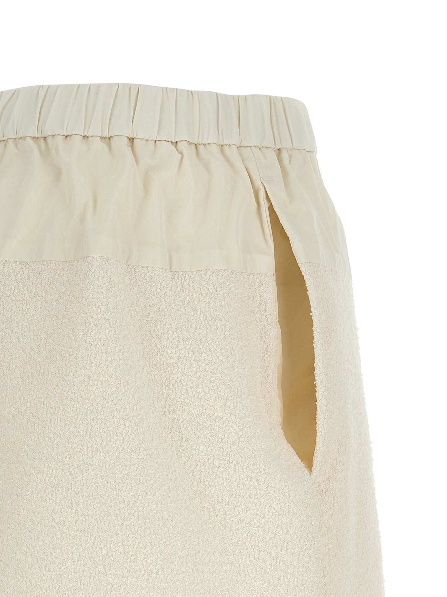 Bermudas Moncler De Poliéster Blanco Tejido Ligero