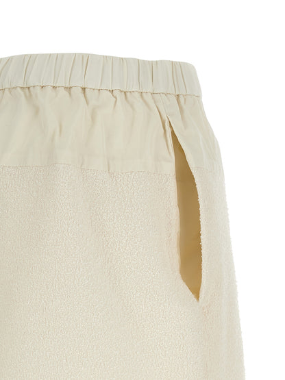 Bermudas Moncler De Poliéster Blanco Tejido Ligero
