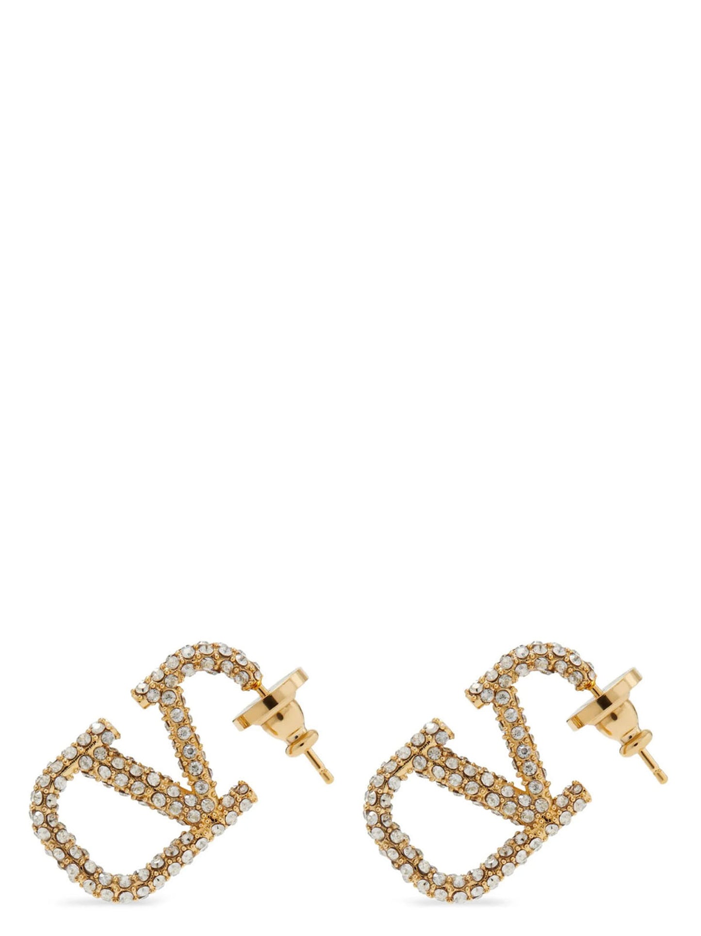 Pendientes Valentino Garavani de latón dorado