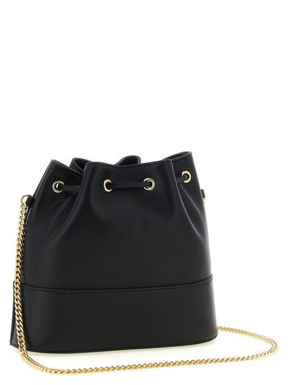 Valentino Garavani Black Lambskin Shoulder Bag