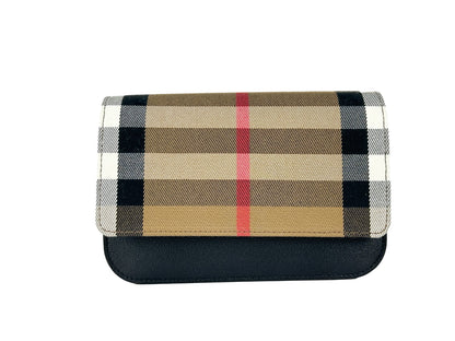 Burberry Petit Sac Bandoulière Madison En Cuir Imprimé Check