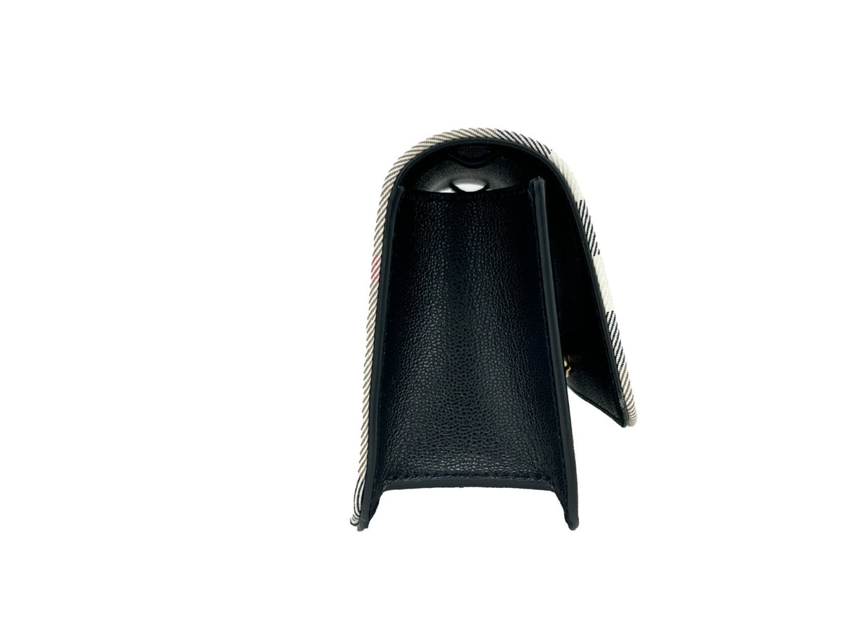 Burberry Petit Sac Bandoulière Madison En Cuir Imprimé Check