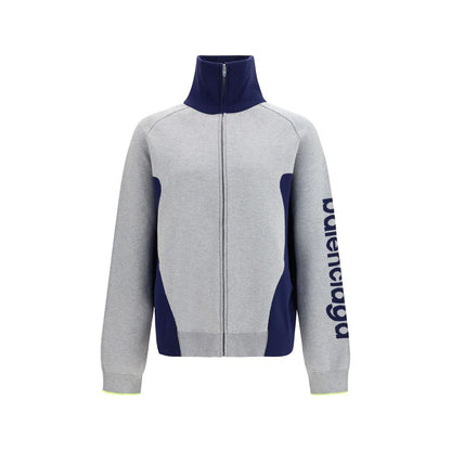Sudadera Con Cremallera Balenciaga De Algodón En Gris