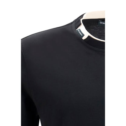 T-shirt Noir Classique Dolce & Gabbana en Coton
