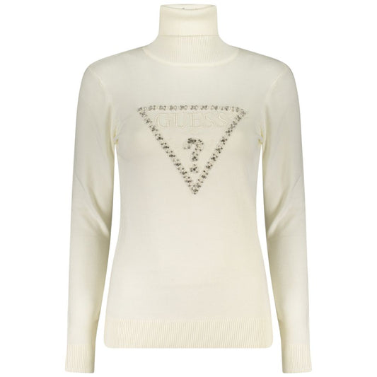 Guess Jeans Viscosa Blanca Jersey para Mujer