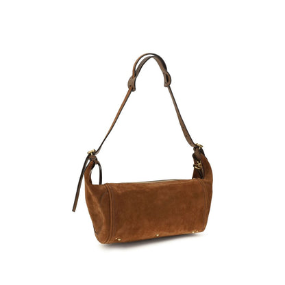 Bolso de hombro Chloé de piel de becerro marrón Bos Taurus