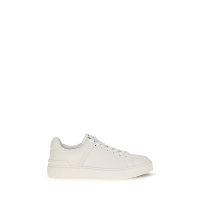 Baskets Balmain en cuir de veau blanc Bos Taurus