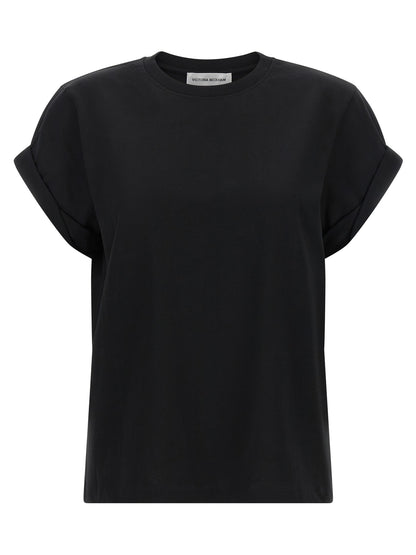 Victoria Beckham Black Cotton T-Shirt