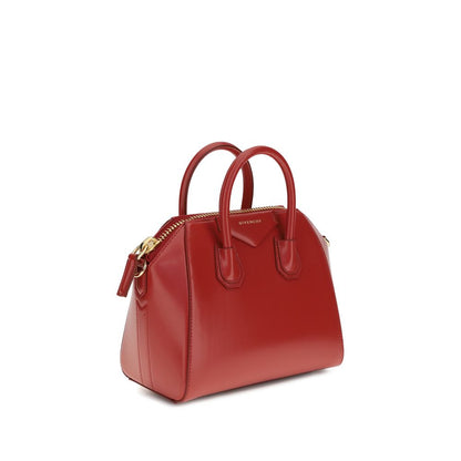 Givenchy Antigona Mini Red Bos Taurus Calfskin Bag