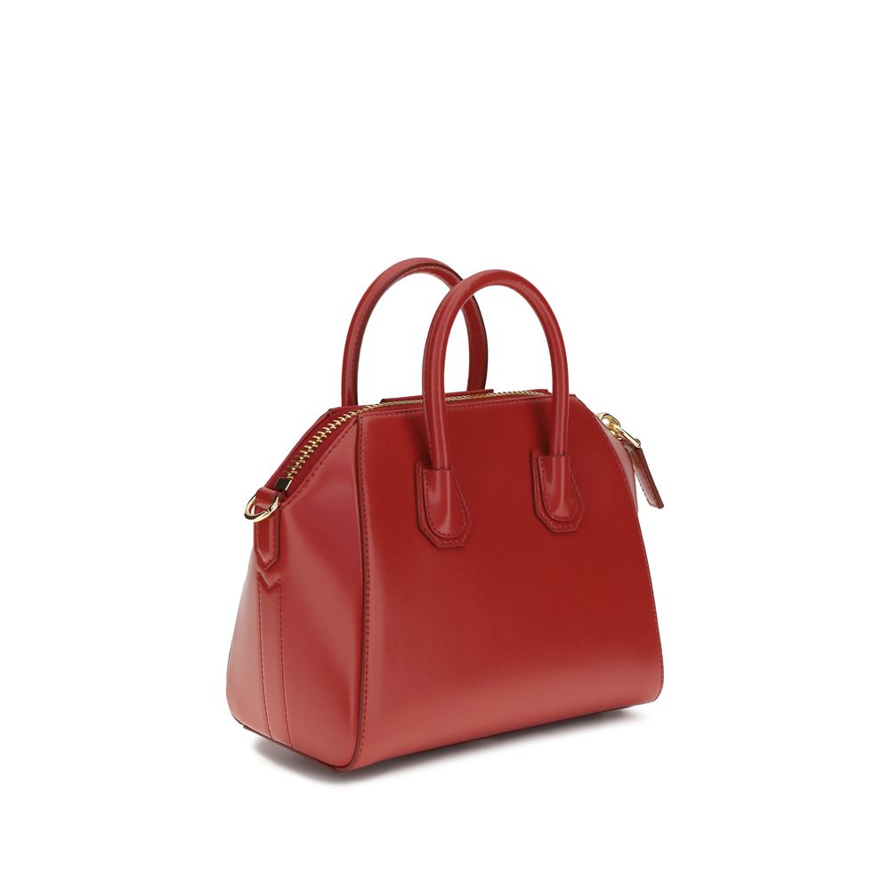 Givenchy Antigona Mini Red Bos Taurus Calfskin Bag