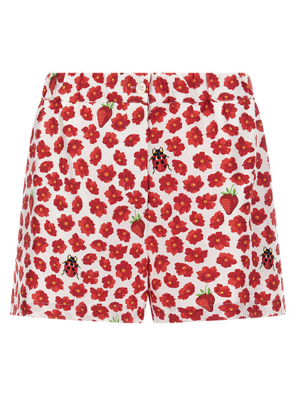 Bermuda Versace en Soie Multicolore - Style Décontracté Léger
