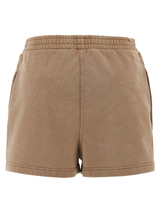 Fendi Shorts Bermuda de Algodón Marrón