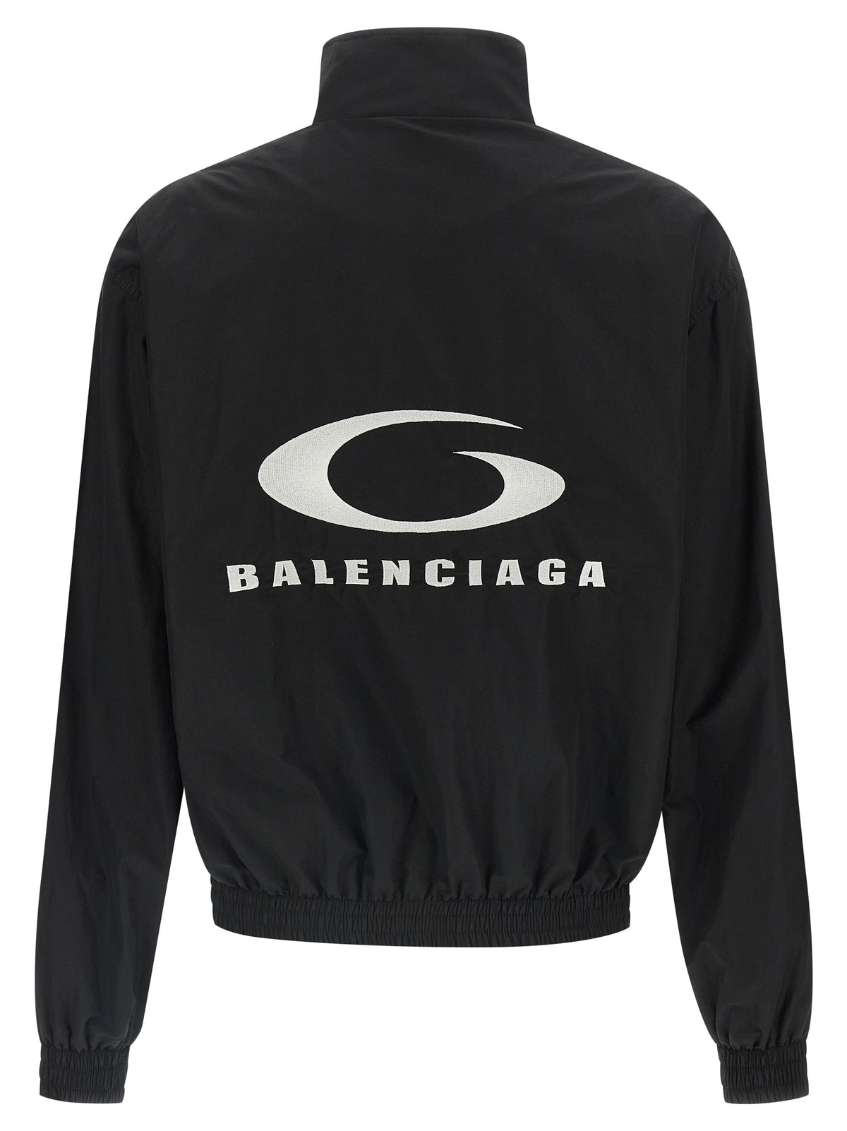 Veste Bomber en Coton Noir Balenciaga