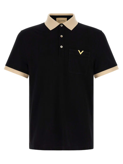 Polo Valentino Garavani Bicolor de Algodón