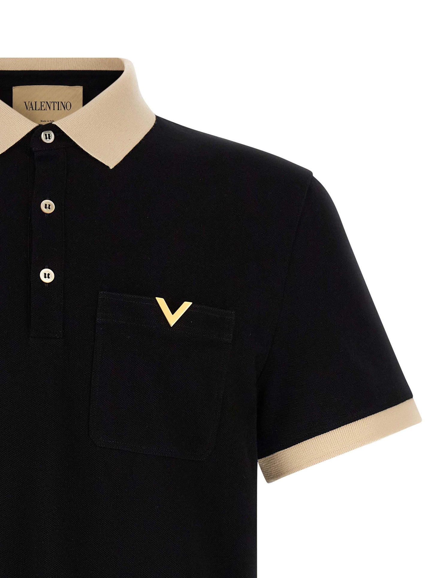 Polo Valentino Garavani Bicolor de Algodón
