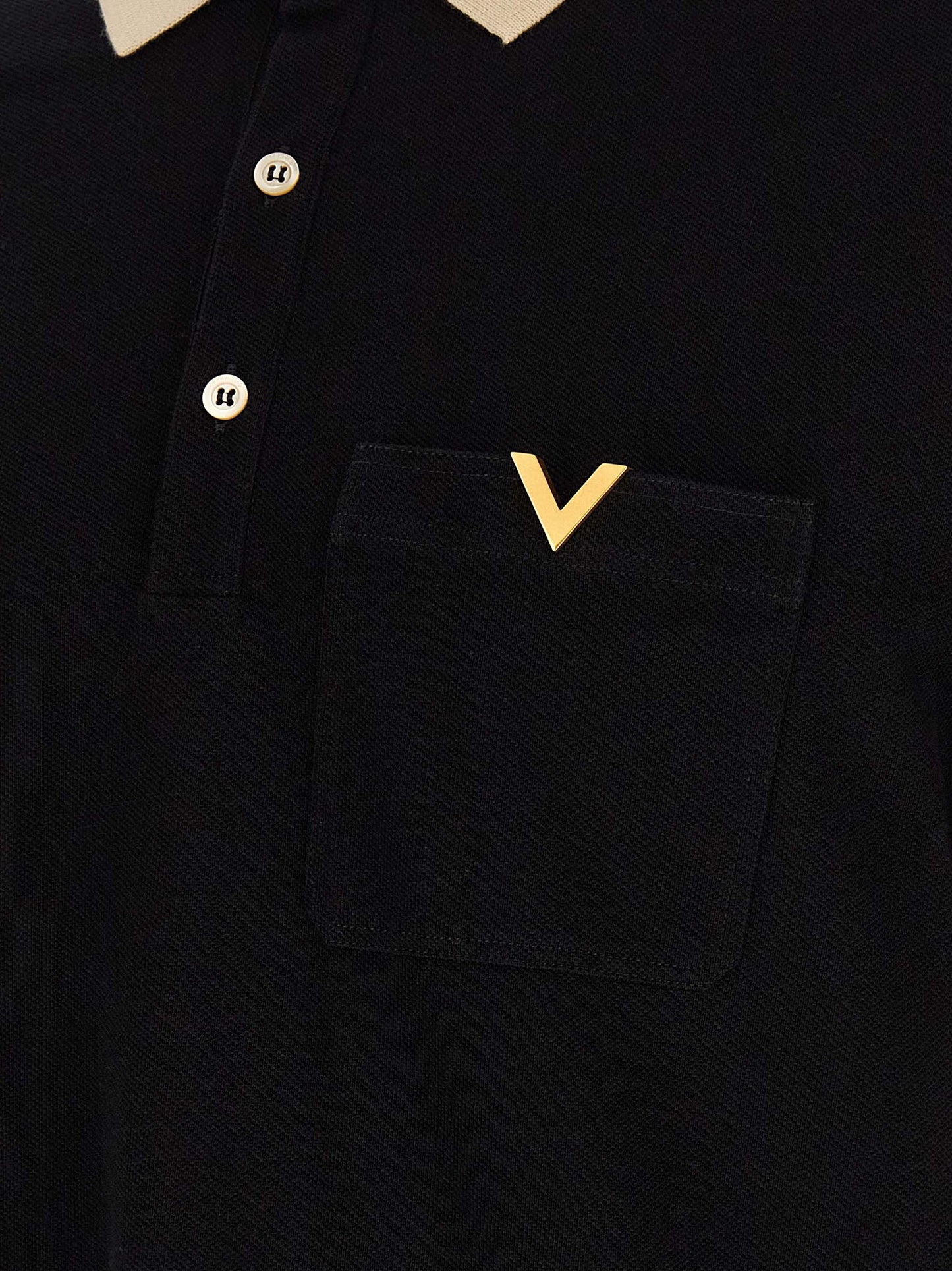 Polo Valentino Garavani Bicolor de Algodón