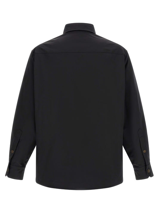 Valentino Garavani Chaqueta De Poliéster Negra Overshirt