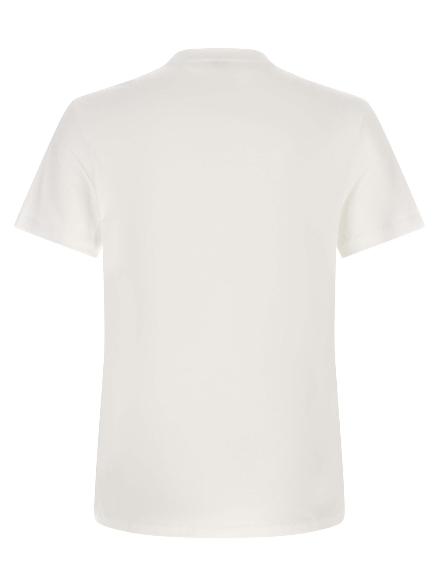 Camiseta Versace De Algodón Bicolor Con Cuello Redondo