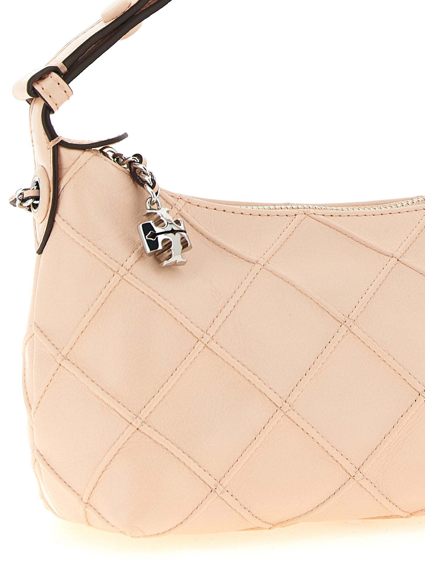 Bolso de mano Tory Burch de piel de vaca multicolor