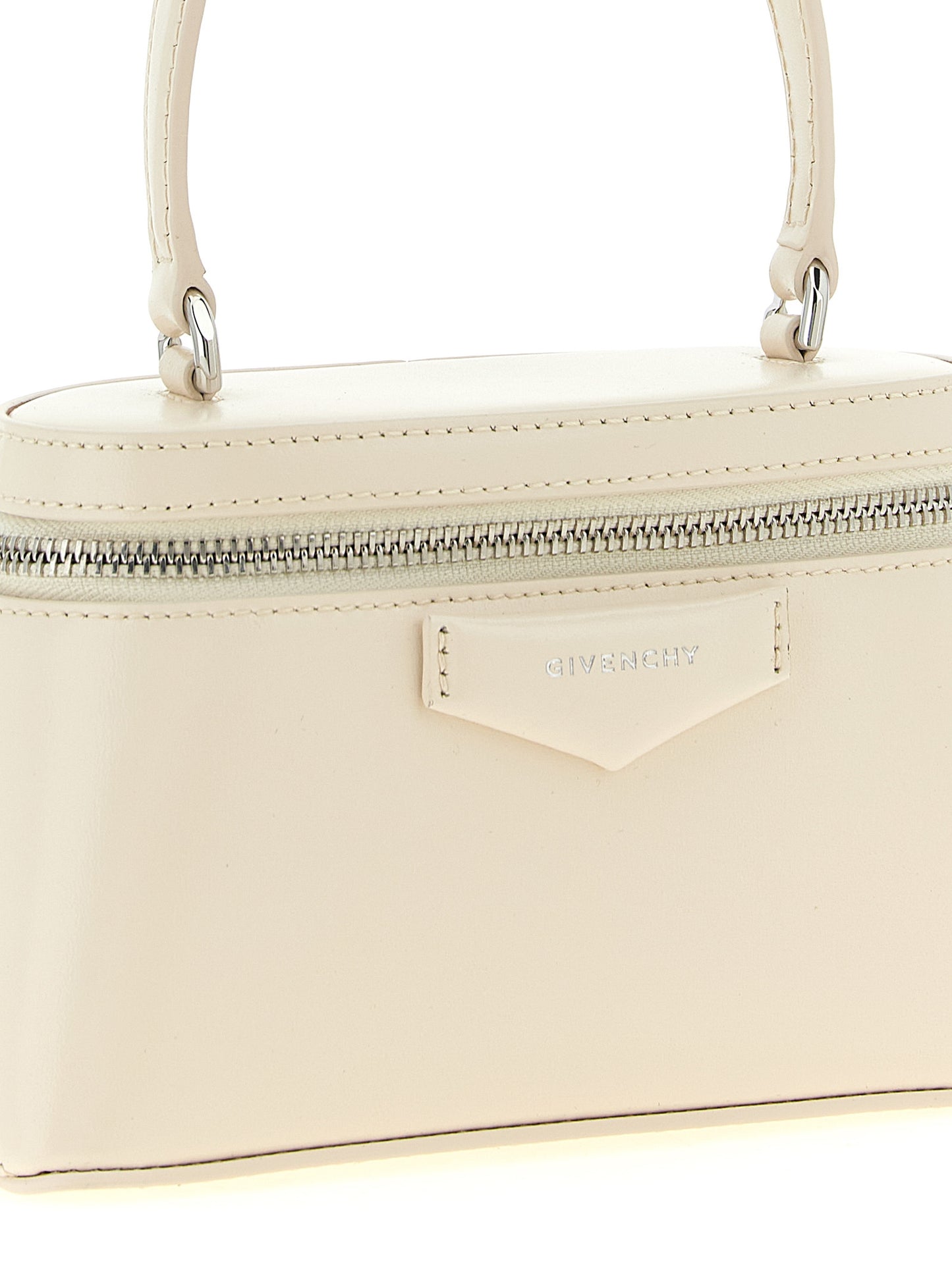 Bolso cruzado Givenchy de cuero blanco