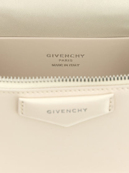 Bolso cruzado Givenchy de cuero blanco