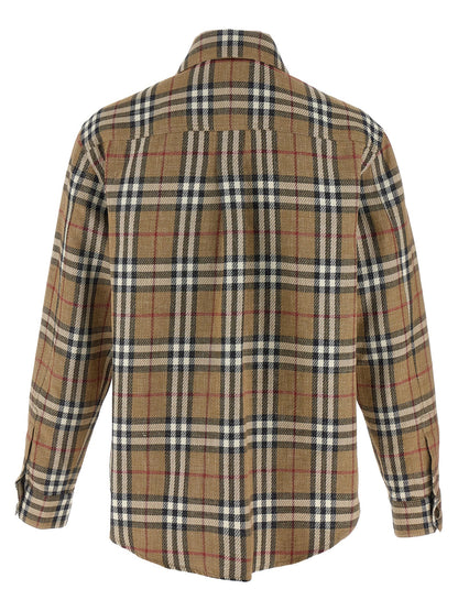 Burberry Chemisier Coton Marron - Tissu Léger Respirant