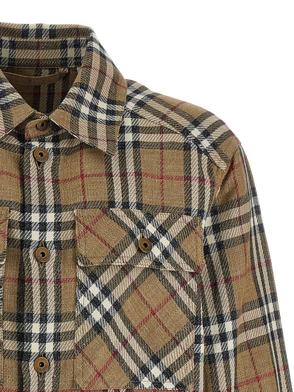 Burberry Chemisier Coton Marron - Tissu Léger Respirant