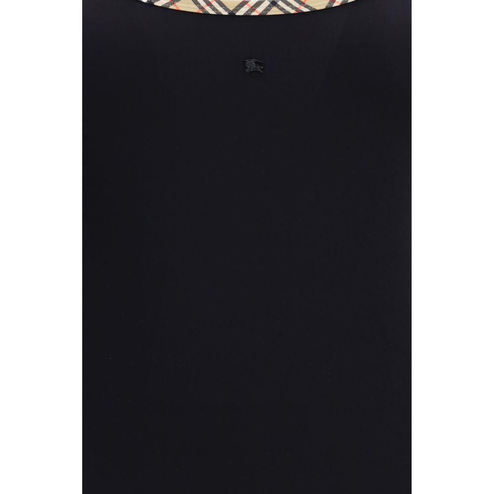 Traje de baño de una pieza de poliamida negra Burberry