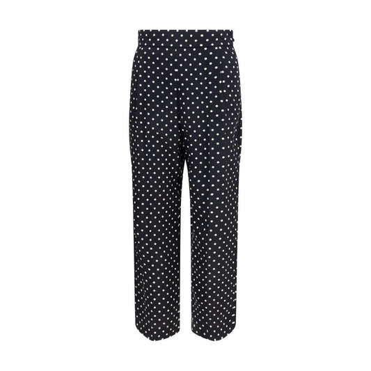 Pantalones cortos de seda negra Valentino Garavani