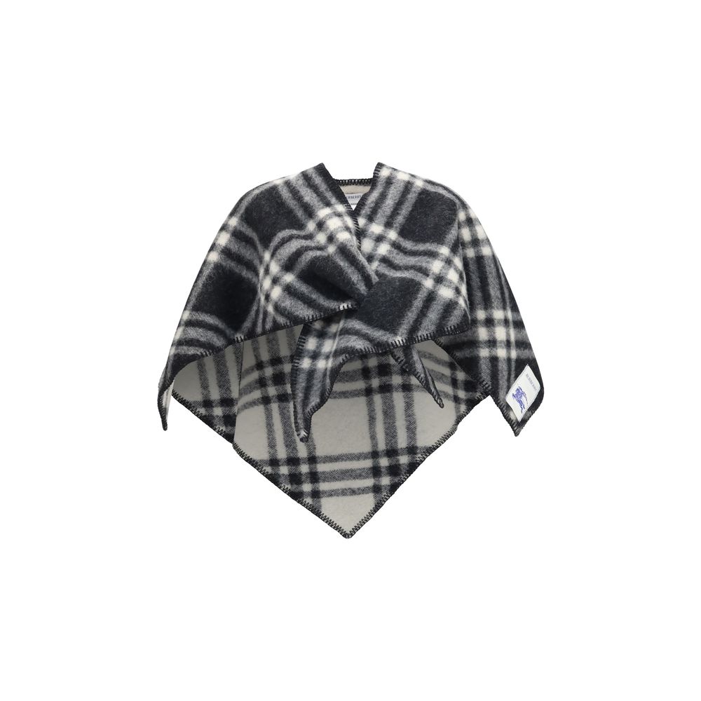 Bufanda Burberry Oves Aries de lana gris